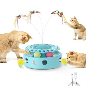 Potaroma Cat Toys 3-in-1 Automatic Interactive Kitten Toy Review